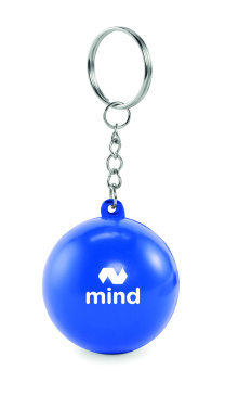 Logo trade business gifts image of: PU ball shape key ring